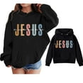 thumbnail image 3 of Teen Boys Hoodies Jesus Loves You Print Hooded Sweatshirts Long Sleeve Graphic Hoodies Fashion Loose Pullover Top Cute Clothes Size 11-12 Years Girls Clothes Cute&nbsp;Boy Girl&nbsp;Clothing, 3 of 7