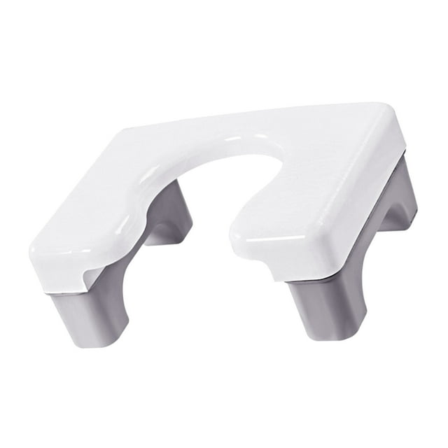 Portable Toilet Chair, PP Squatting Toilet Stool Chair for Home Low Grey Children Version,High Grey Adult Version,Low Black Children Version,High Black Adult Version