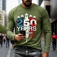 thumbnail image 2 of America 250 Shirt Casual Sporty Color Long Sleeve T Shirt Comfortable Athletic Fit Crew Neck Top For Daily Wear And Workout Activities For Men, 2 of 4