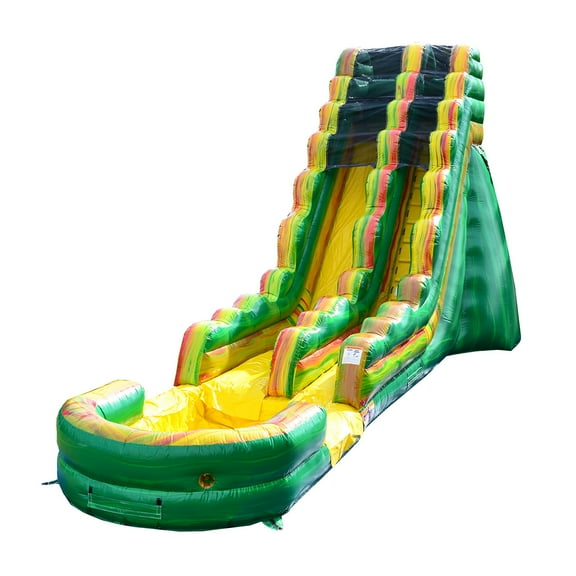 JumpOrange Amazon River 19 ft Inflatable Water Slide (with Blower)