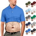 thumbnail image 4 of OIOLOYJM Mens Golf Shirts Summer 3D Print Novelty Performance Short Sleeve Mesh Casual Quick Dry Lightweight Polo Shirts Fashion Lounge Athletic Collared Tee Shirts Blue 5XL, 4 of 4