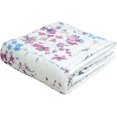 thumbnail image 2 of Legacy Decor 3 Pcs Quilt Bedspread Coverlet White Floral Design Ultra Soft Microfiber Oversize King / Cal-King Size, All Ages, 2 of 4