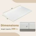 thumbnail image 3 of Costway 48" x 30" Universal Tabletop for Standard & Standing Desk Frame Natural, 3 of 10