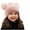 Pink, variant on Infant Cute Pompom Hat Girls Boys Winter Warm Knit Beanies Toddler Baby Soft Cotton Beanie Hats Pink, 6-36 Months