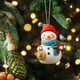 thumbnail image 1 of Seyotauo Christmas Tree Pendant Decorations, Acrylic Car Rearview Mirror Decorations, Cute Snowman Backpack Pendant, Christmas Hanging Decorations, 1 of 6