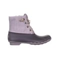 thumbnail image 4 of Womens Sperry Top-Sider Saltwater Canvas Rain Boots, Grey, 4 of 5