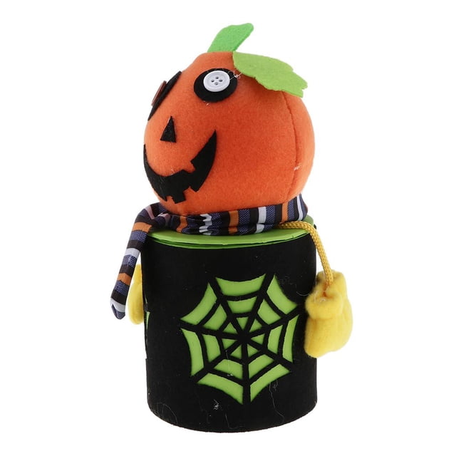 Caja De Cartón Del Sostenedor De De Las Del Caja De Almacenaje De La Decoración De La De Halloween Pequeña naranja Colcomx Cajas de dulces de dibujos animados de Halloween