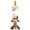 White, variant on 71-in. Musical Snowy Christmas Street Lamp in Red with Snowman Family Scene, Cascading Snow, and Music, Lighted Christmas Decoration for Living Room and Foyer