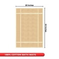 thumbnail image 5 of Ample Decor Cotton Bath Mats 1 Pack 34x20 inches 1350 GSM - for Bathroom Floor, Shower - Beige, 5 of 7