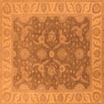 thumbnail image 1 of Ahgly Company Indoor Square Oriental Orange Traditional Area Rugs, 8' Square, 1 of 4
