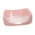 thumbnail image 4 of Puppy Dog Potty Tray with Removable Post Durable Measure 15.7x14x5.5inch for Pet Pink, 4 of 8