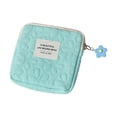 thumbnail image 3 of Esquirla Sanitary Napkin Storage Bag Compact Small Cosmetic Bag for Ladies Girls Coin Blue, 3 of 8