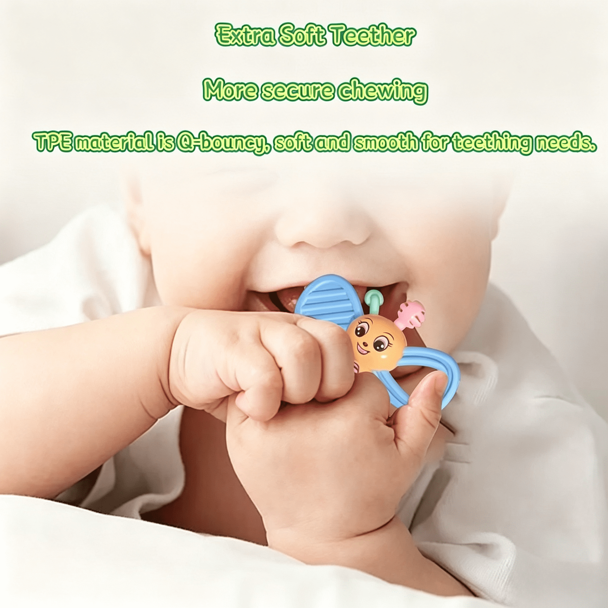 Baby Ringing Toy Set, Baby Gripping Ringing, Easy to Grasp Sensory Buckle, Baby Development Learning Music Toy, Newborn Shower Birthday Gift 1 2 3 4 5 6 7 9 10 12 Months Boy and Girl