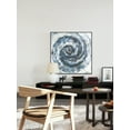 thumbnail image 4 of Marmont Hill Blue Infinity Floater Framed Canvas Wall Art, 4 of 6