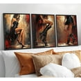 thumbnail image 4 of Fashion Woman Canvas Wall Art Modern Red and Black Vogue High Heels Wall Decor Pictures Abstract Elegant Lady Posters Prints for Living Room Bedroom Study Paintings Decoration, 4 of 6