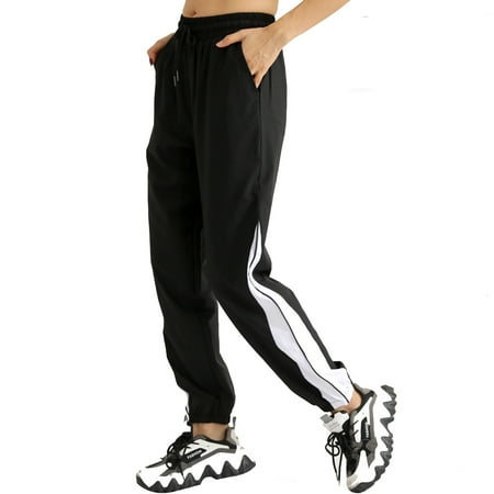 

Women s Joggers Pants Pockets Drawstring Running Sweatpants for Women Lounge Workout Jogging black