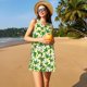 thumbnail image 3 of Disketp Cartoon Frogs para Vestido sin Mangas para Mujeres, Vestidos de Verano para Mujeres, Casual y Holgado para la Playa, 3 of 7