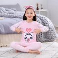 thumbnail image 2 of Conjunto de pijamas de manga larga para niños y niñas, ropa de dormir de algodón de invierno, pijamas de Navidad de dibujos animados de gato, 3, 5, 7, 9, 11T, 2 of 4