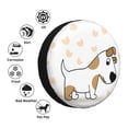 thumbnail image 5 of ZNDUO Cartoon Dog Heart Pattern Spare Tire Cover, Universal Fit for Jeep Trailer RV SUV Camper Vehicle Waterproof Dust Tire Cover 16 inch, 5 of 8