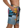 thumbnail image 3 of Tom and Jerry Men's Swim Trunks Quick Dry Board Shorts Bathing Suit Swimsuits Beach Shorts, 3 of 8