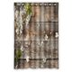 thumbnail image 1 of ABPHQTO Flores sobre madera Cortina de ducha de poliéster impermeable y ganchos 120x180 cm, 1 of 1