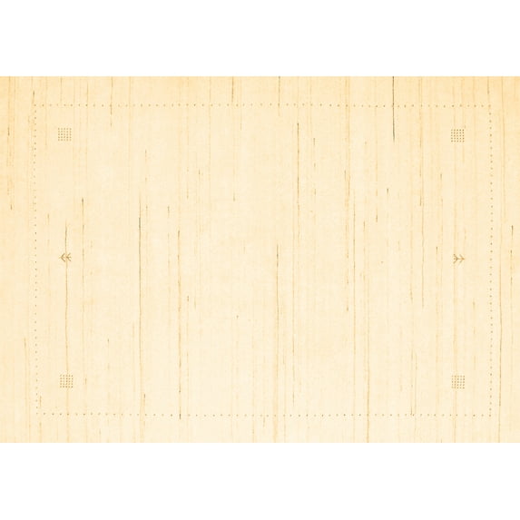 Ahgly Company Indoor Rectangle Solid Brown Modern Area Rugs, 2' x 5'