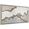 thumbnail image 3 of Golden Terrain Heavily Textured Glitter Hand Painted Framed Canvas Wall Art, 3 of 12