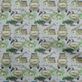 thumbnail image 1 of oneOone Cotton Silk Coin Gray Fabric Kids Safari Print Sewing Material Print Fabric By The Yard 42 Inch Wide, 1 of 4