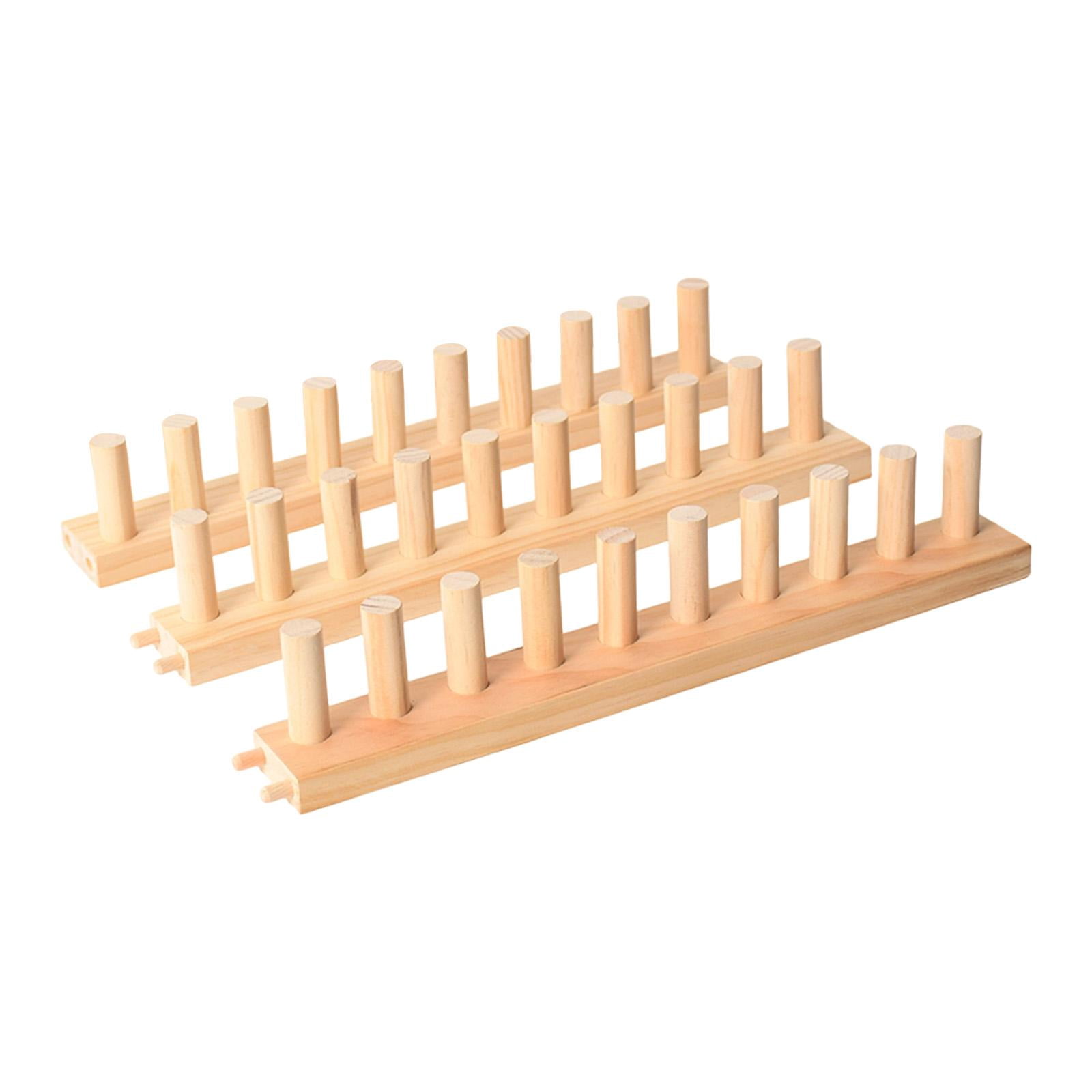 Wxqbjtam 3-Piece Set: Thick Blanket Loom, Hand Knitting Board, Extendable Wooden Loom for