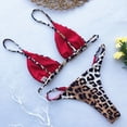 thumbnail image 3 of VerPetridure Bathing Suit for Women 2 Piece Bikini Women's Bikini Print Set Swimsuit Two Piece Filled Bra Swimwear Beachwear, 3 of 5