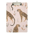 thumbnail image 2 of Cheetahes Leopard Acrylic Clipboards 12 x 9 Inch A4 Size with Low Profile Clip Hanging Clipboard for Classroom School Office, 2 of 8