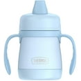 thumbnail image 1 of Thermos Kids Tasse à bec en Acier Inoxydable de 7 Oz Avec Poignées, Gris Pastel, 1 of 5