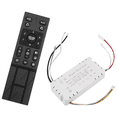 thumbnail image 3 of 2X Ceiling Fan Remote Control Kit with 6 Speed Settings, Replacement Ceiling Fan Remote, Dimming Controls, 110-265V,2 x Remote control 2 x Controller (with air guide),Black & White, 3 of 8