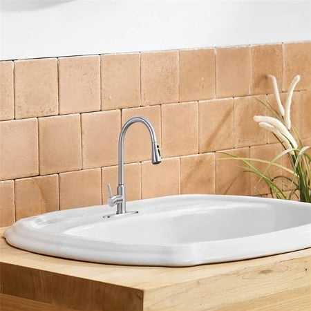 Touchless Kitchen Faucet, Inductive Pull Down Kitchen Faucet with Sprayer, Smart Kitchen Sink Faucet, Commercial Single Handle One Hole Or 3 Hole Faucet