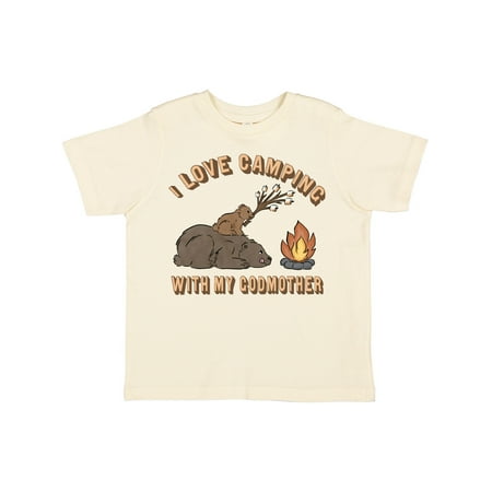 

Inktastic I Love Camping with My Godmother Gift Toddler Boy or Toddler Girl T-Shirt