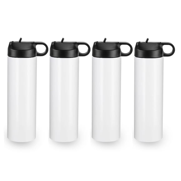 Botella de agua OFFNOVA Sublimation 600 ml de acero inoxidable x4