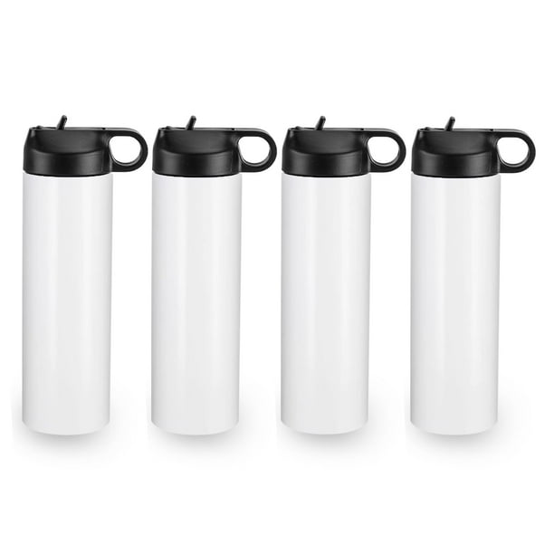 Botella de agua OFFNOVA Sublimation 600 ml de acero inoxidable x4