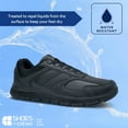 thumbnail image 3 of Shoes for Crews Entree II Men's Sneaker, Slip Resistant, Water Resistant Work Shoes, Black, US 11.5, 3 of 6