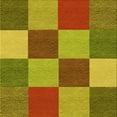 thumbnail image 1 of Ahgly Company Machine Washable Indoor Square Transitional Mahogany Brown Area Rugs, 5' Square, 1 of 7