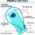 thumbnail image 3 of 2L Water Bladder for Hiking Backpack Leak Proof Water Reservoir Storage Bag, 2 Liter BPA-Free Water Pouch Hydration Pack Replacement forCycling, Hiking, Running, Climbing, Biking, 3 of 5