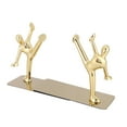 thumbnail image 5 of Bookends Kongfu Man Shape Stainless Steel 1 Pair, 5 of 8