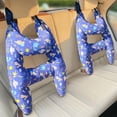 thumbnail image 4 of 1 Piece Car Headrest Pillow H Shaped Travel Pillow Cushion for Sleeping Neck Shoulder Support Cushion Pad Automotive Interior Accessories, 4 of 5