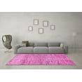thumbnail image 3 of Ahgly Company Indoor Rectangle Abstract Pink Modern Area Rugs, 7' x 9', 3 of 4