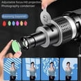 thumbnail image 3 of Bowens Mount Flash Snoot Conical Lens Video Modelling Shape Photo Studio Light Kit with Optical Spotlight Lens 5 Gobos, 3 of 5