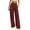 Red, variant on Women's Straight Leg Everyday Trousers Comfortable Loose Fit Long Pants for Work Commute and Casual Style