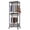 Black, variant on CONCETTA 29inch Rolling Clothes Rack, Adjustable Metal Shelves, Heavy Duty Clothes Rack with Side Hooks for Household, Laundry Room, Black