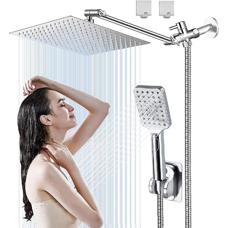 Tudoccy Shower Head, Inch High Pressure Rainfall Shower, 46 OFF