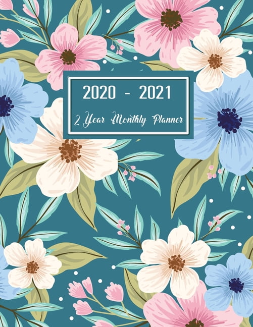 2020-2021 two year planner: Daily Agenda, Weekly Planner including Jan ...