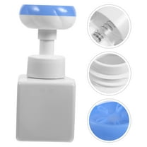 MIPCASE Blue Foaming Soap Dispenser Bottle with Easy Press Pump for Liquids