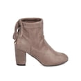 thumbnail image 2 of New Women Nature Breeze Bonita01 Faux Suede Chunky Heel Drawstring Riding Bootie, 2 of 5